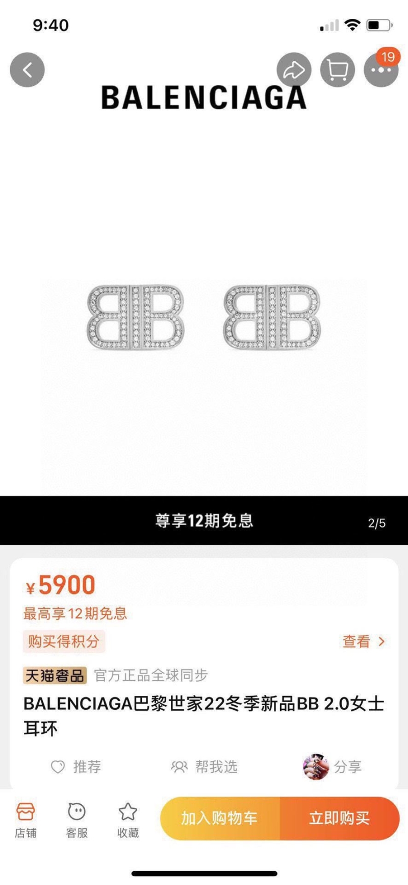 Burberry Earrings